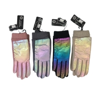 Rękawiczki zimowe damskie      031123-7717  Roz  M-L  Mix kolor
